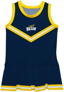 Vive La Fete Toledo Rockets Toddler Girls Blue Britney Dress Sets Cheer