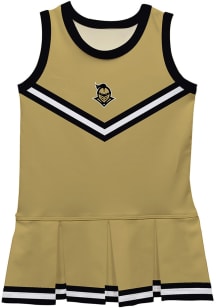 Vive La Fete UCF Knights Toddler Girls Gold Britney Dress Sets Cheer