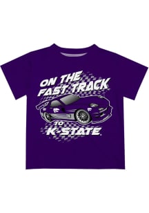 Vive La Fete K-State Wildcats Infant Fast Track Short Sleeve T-Shirt Purple