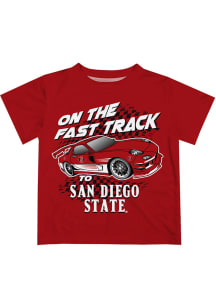 Vive La Fete San Diego State Aztecs Infant Fast Track Short Sleeve T-Shirt Red