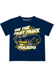 Vive La Fete Toledo Rockets Infant Fast Track Short Sleeve T-Shirt Blue