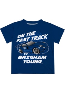 Vive La Fete BYU Cougars Toddler Blue Fast Track Short Sleeve T-Shirt