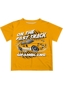 Vive La Fete Grambling State Tigers Toddler Gold Fast Track Short Sleeve T-Shirt