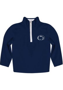 Vive La Fete Penn State Nittany Lions Toddler Navy Blue Impressions Design Long Sleeve Qtr Zip