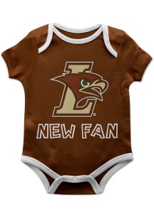 Vive La Fete Lehigh University Baby Brown New Fan Short Sleeve One Piece