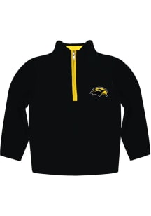 Vive La Fete Southern Mississippi Golden Eagles Toddler Black Impressions Long Sleeve Qtr Zip
