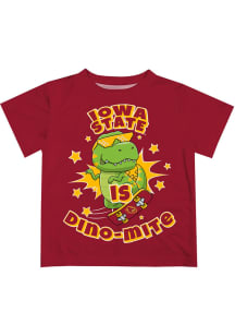 Vive La Fete Iowa State Cyclones Infant Dino-Mite Short Sleeve T-Shirt Red