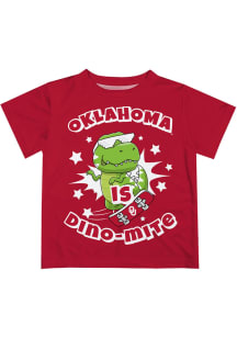 Vive La Fete Oklahoma Sooners Infant Dino-Mite Short Sleeve T-Shirt Red