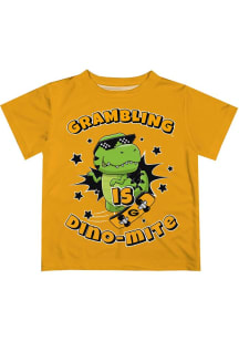 Vive La Fete Grambling State Tigers Toddler Gold Dino-Mite Short Sleeve T-Shirt