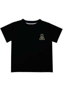 Vive La Fete Appalachian State Mountaineers Toddler Black Impressions Short Sleeve T-Shirt