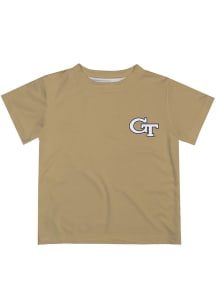 Vive La Fete GA Tech Yellow Jackets Toddler Gold Impressions Short Sleeve T-Shirt