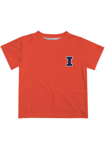 Vive La Fete Illinois Fighting Illini Toddler Orange Impressions Short Sleeve T-Shirt