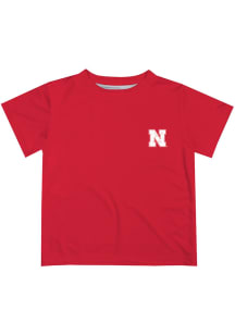 Vive La Fete Nebraska Cornhuskers Toddler Red Impressions Short Sleeve T-Shirt