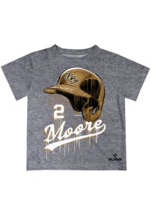 Dylan Moore UCF Knights Infant Dripping Helmet Short Sleeve T-Shirt Grey