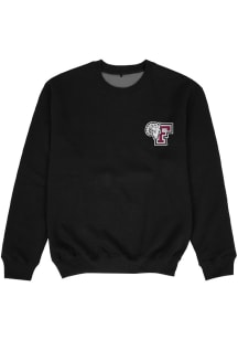 Vive La Fete Fordham Rams Youth Black Impressions Long Sleeve Crew Sweatshirt