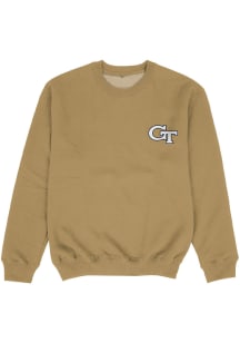 Vive La Fete GA Tech Yellow Jackets Youth Gold Impressions Long Sleeve Crew Sweatshirt