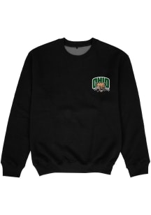 Vive La Fete Ohio Bobcats Youth Black Impressions Long Sleeve Crew Sweatshirt