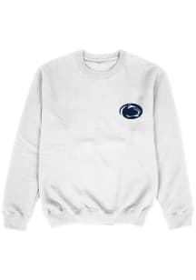 Vive La Fete Penn State Nittany Lions Youth White Impressions Long Sleeve Crew Sweatshirt