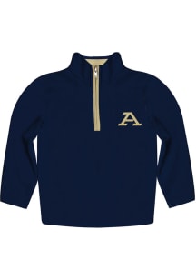 Vive La Fete Akron Zips Youth Blue Impressions Long Sleeve Quarter Zip Shirt
