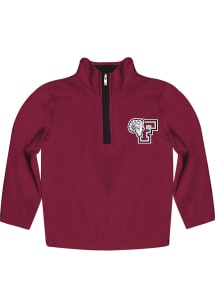 Vive La Fete Fordham Rams Youth Maroon Impressions Long Sleeve Quarter Zip Shirt