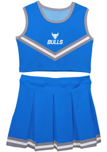 Vive La Fete Buffalo Bulls Toddler Girls Blue Ashley 2 Pc Sets Cheer