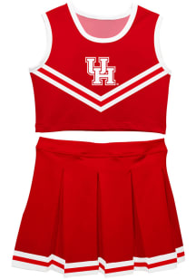 Vive La Fete Houston Cougars Toddler Girls Red Ashley 2 Pc Sets Cheer