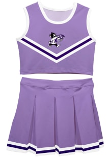 Vive La Fete K-State Wildcats Toddler Girls Lavender Ashley 2 Pc Sets Cheer