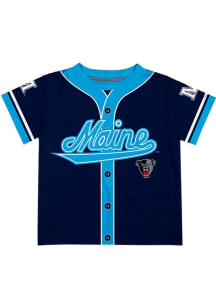 Jeremy Pena Maine Black Bears Infant Solid Short Sleeve T-Shirt Blue