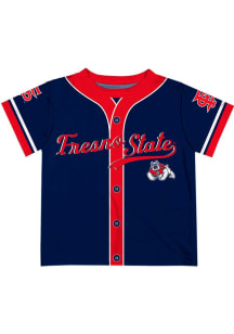Aaron Judge  Vive La Fete Fresno State Bulldogs Youth Blue Solid Short Sleeve T-Shirt