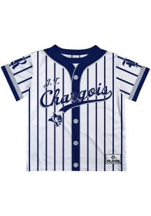 JT Chargois Rice Owls Infant Stripes Short Sleeve T-Shirt White