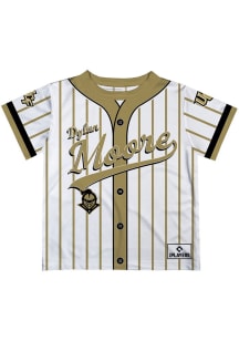 Dylan Moore  Vive La Fete UCF Knights Youth White Stripes Short Sleeve T-Shirt