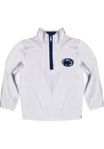 Vive La Fete Penn State Nittany Lions Youth White Impressions Long Sleeve Quarter Zip Shirt