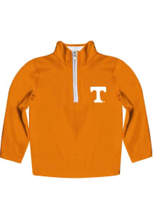 Vive La Fete Tennessee Volunteers Youth Orange Impressions Long Sleeve Quarter Zip Shirt