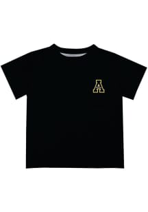 Vive La Fete Appalachian State Mountaineers Youth Black Impressions Short Sleeve T-Shirt