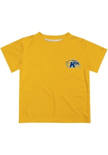 Vive La Fete Kent State Golden Flashes Youth Gold Impressions Short Sleeve T-Shirt