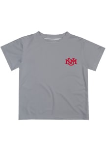 Vive La Fete New Mexico Lobos Youth Grey Impressions Short Sleeve T-Shirt