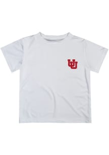 Vive La Fete Utah Utes Youth White Impressions Short Sleeve T-Shirt