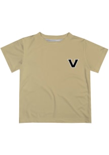 Vive La Fete Vanderbilt Commodores Youth Gold Impressions Short Sleeve T-Shirt