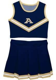 Vive La Fete Akron Zips Girls Blue Ashley 2 Pc Set Cheer
