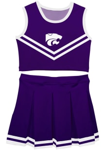 Vive La Fete K-State Wildcats Girls Purple Ashley 2 Pc Set Cheer