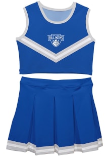 Vive La Fete Saint Louis Billikens Girls Blue Ashley 2 Pc Set Cheer