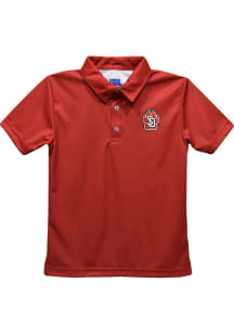 Vive La Fete South Dakota Coyotes Toddler Red Team Short Sleeve Polo Shirt