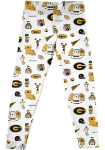 Vive La Fete Grambling State Tigers Girls White Impressions Bottoms Leggings
