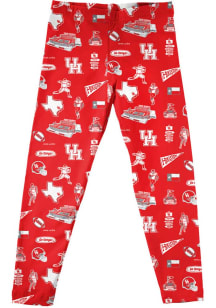 Vive La Fete Houston Cougars Girls Red Impressions Bottoms Leggings