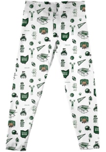 Vive La Fete Ohio Bobcats Girls White Impressions Bottoms Leggings