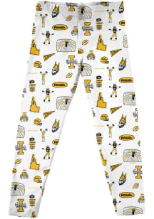 Vive La Fete Idaho Vandals Infant Girls White Impressions Bottoms Leggings