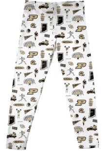 Vive La Fete Purdue Boilermakers Infant Girls White Impressions Bottoms Leggings