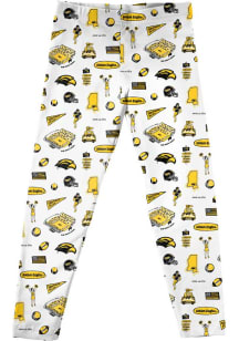 Vive La Fete Southern Mississippi Golden Eagles Infant Girls White Impressions Bottoms Leggings