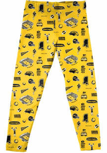 Vive La Fete Southern Mississippi Golden Eagles Infant Girls Gold Impressions Bottoms Leggings