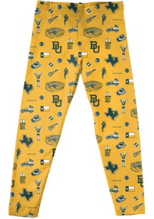 Vive La Fete Baylor Bears Toddler Gold Impressions Bottoms Leggings